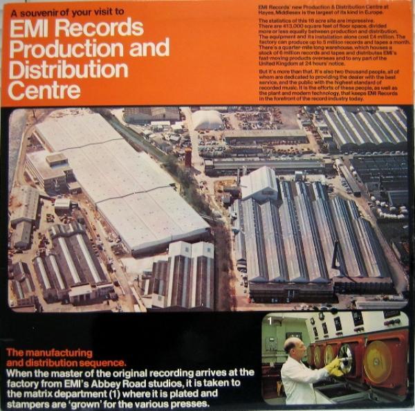  - A Souvenir Of Your Visit To EMI Records Production And Distribution Centre