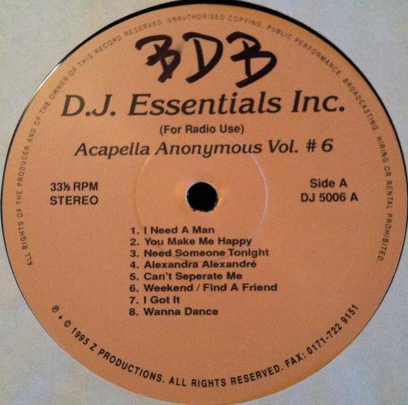  - Acapella Anonymous Vol. #6