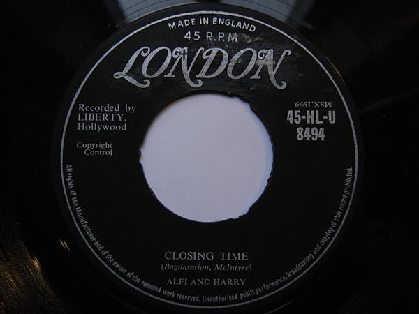 Alfi And Harry - Closing Time / Safari
