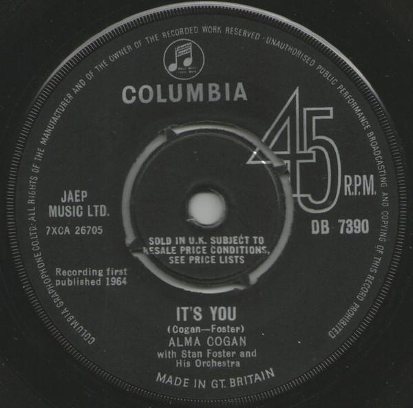 Alma Cogan - It's You