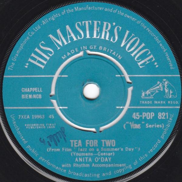 Anita O'Day - Tea For Two / Sweet Georgia Brown