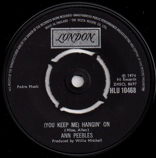 Ann Peebles - (You Keep Me) Hangin' On