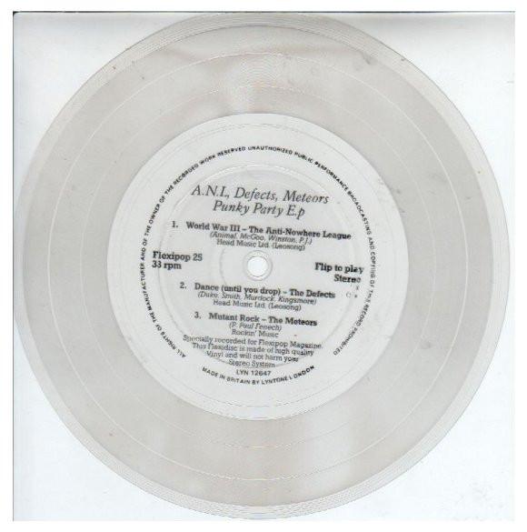 Anti-Nowhere League, The Defects, The Meteors (2) - Punky Party E.p.