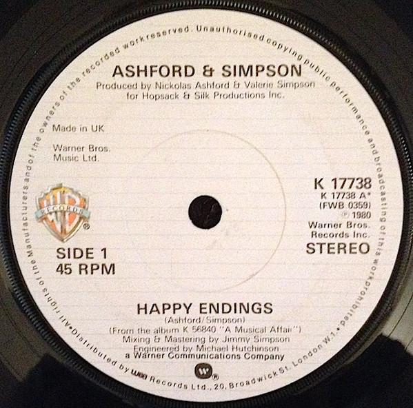 Ashford & Simpson - Happy Endings / Get Out Your Handkerchief