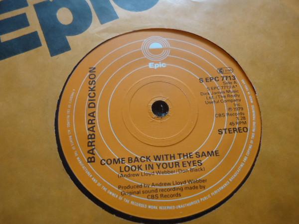 Barbara Dickson - Come Back With The Same Look In Your Eyes