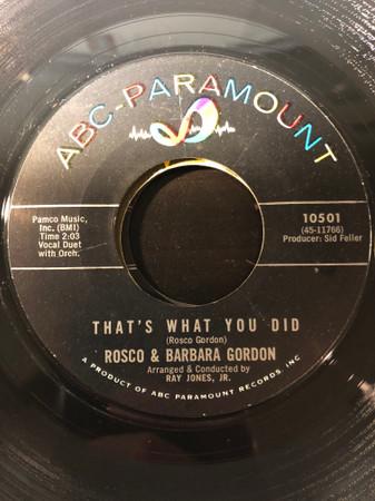 Barbara Gordon, Rosco Gordon - I Don't Stand A Chance