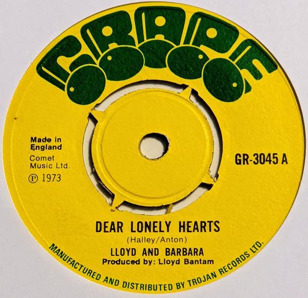 Barbara Jones, Lloyd Bantam - Dear Lonely Hearts / I Tried To Love You