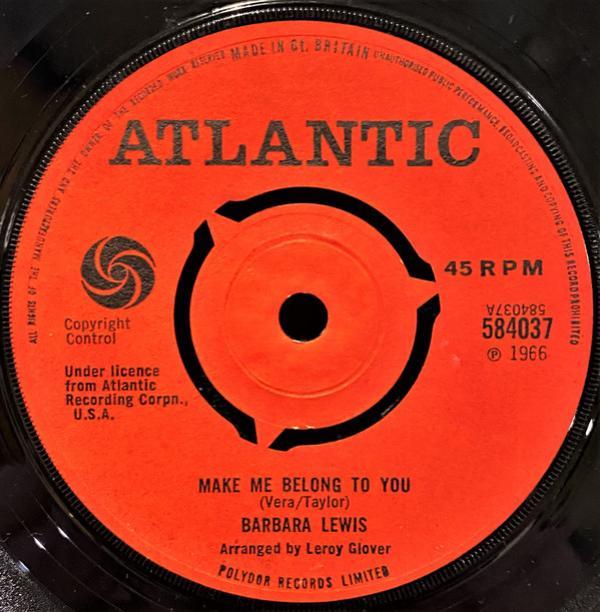 Barbara Lewis - Make Me Belong To You