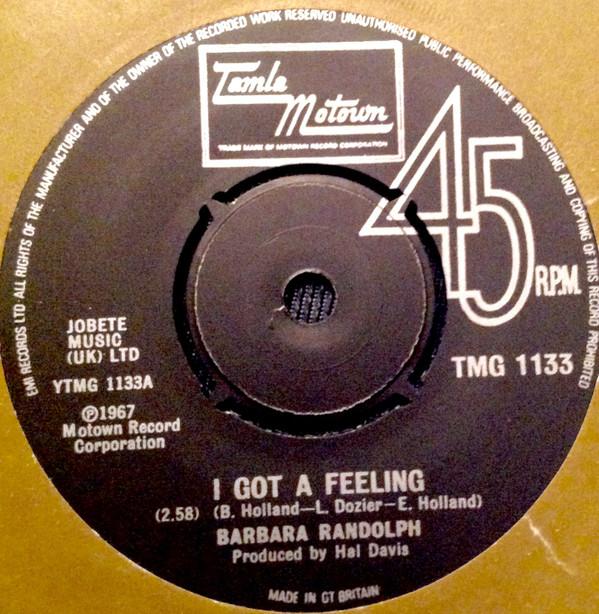 Barbara Randolph - I Got A Feeling / Can I Get A Witness / You Got Me Hurtin' All Over