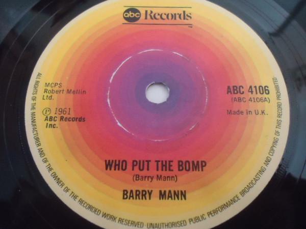 Barry Mann - Who Put The Bomp