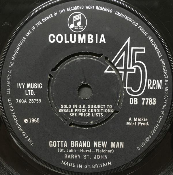 Barry St. John - Come Away Melinda