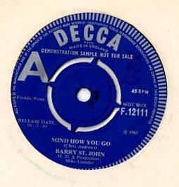 Barry St. John - Mind How You Go