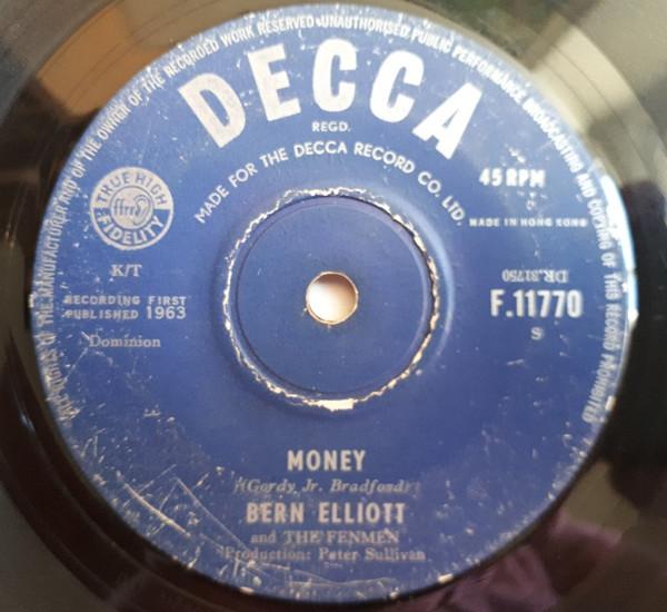 Bern Elliott, The Fenmen - Money
