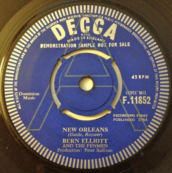 Bern Elliott, The Fenmen - New Orleans