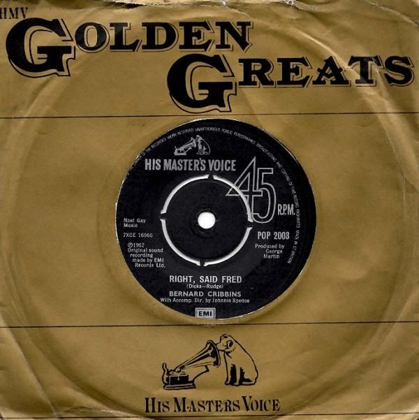 Bernard Cribbins - Right Said Fred / The Hole In The Ground