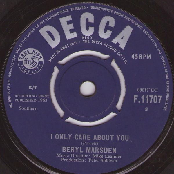 Beryl Marsden - I Only Care About You