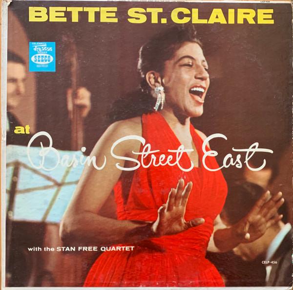 Betty St. Claire, The Stan Free Quartet - At Basin Street East