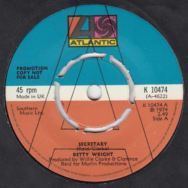 Betty Wright - Secretary / Value Your Love