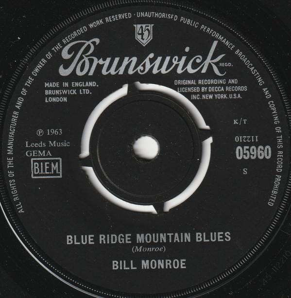 Bill Monroe - Blue Ridge Mountain Blues