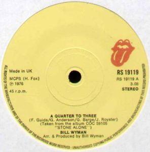 Bill Wyman - A Quarter To Three