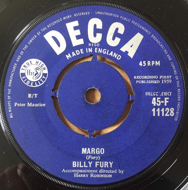 Billy Fury - Margo