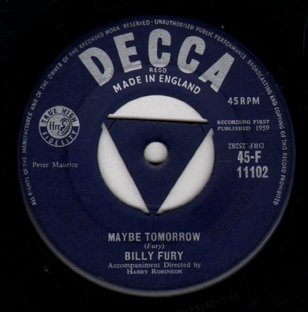 Billy Fury - Maybe Tomorrow