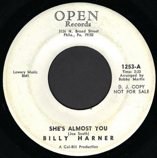 Billy Harner - She's Almost You / Fool Me