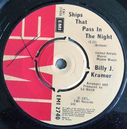 Billy J. Kramer - Ships That Pass In The Night