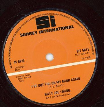 Billy Joe Young - I've Got You On My Mind Again