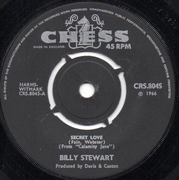Billy Stewart - Secret Love / Look Back And Smile