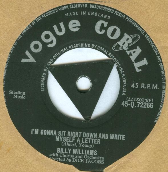 Billy Williams (5) - I'm Gonna Sit Right Down And Write Myself A Letter