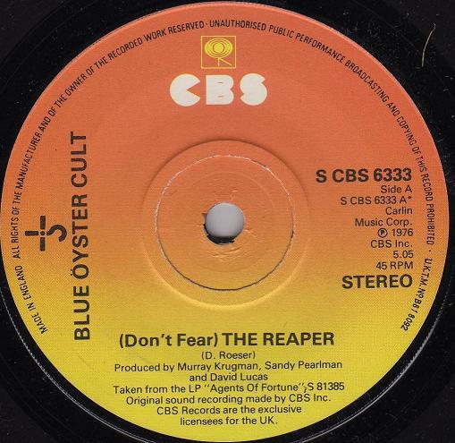 Blue Öyster Cult - (Don't Fear) The Reaper