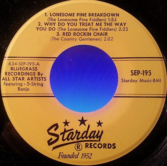  - Bluegrass Recordings By All Star Artists