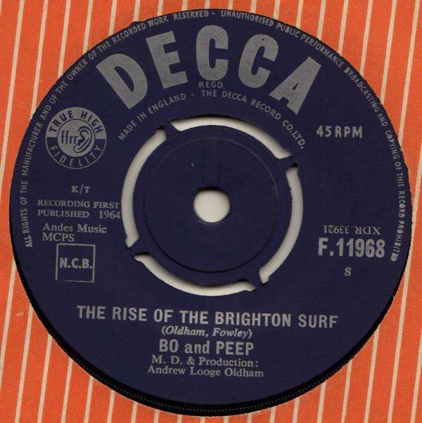 Bo And Peep - Young Love / The Rise Of The Brighton Surf