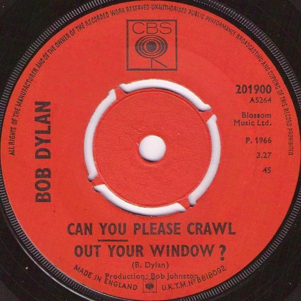 Bob Dylan - Can You Please Crawl Out Your Window?
