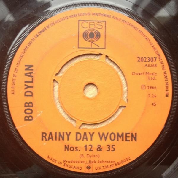 Bob Dylan - Rainy Day Women Nos. 12 & 35