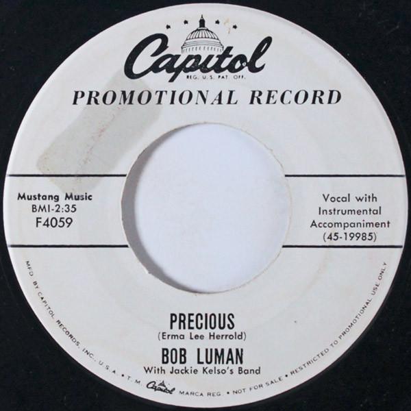 Bob Luman, Jackie Kelso's Band - Precious