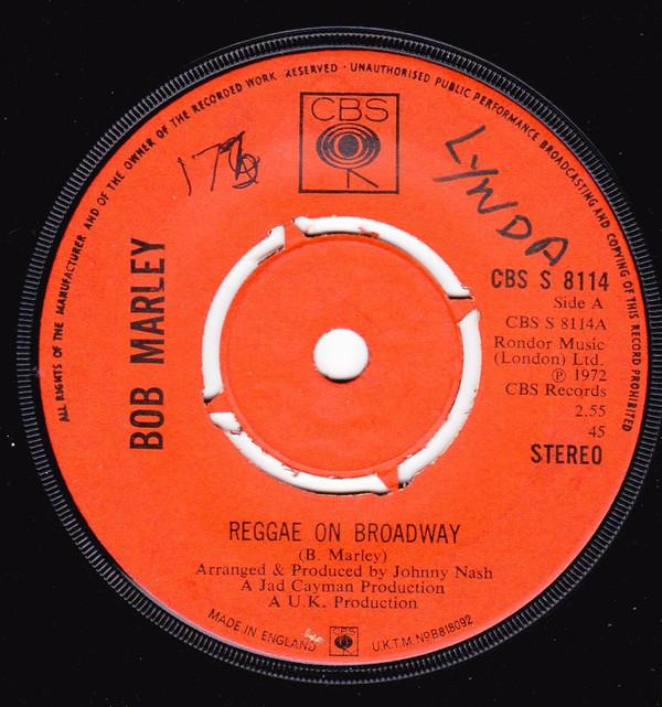 Bob Marley - Reggae On Broadway
