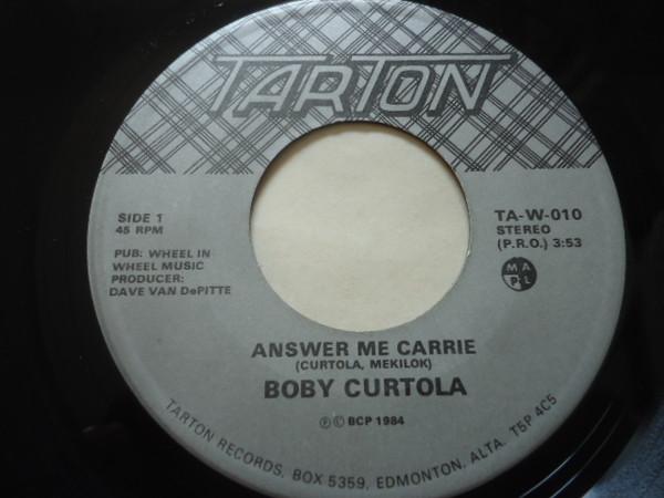 Bobby Curtola - Answer Me Carrie