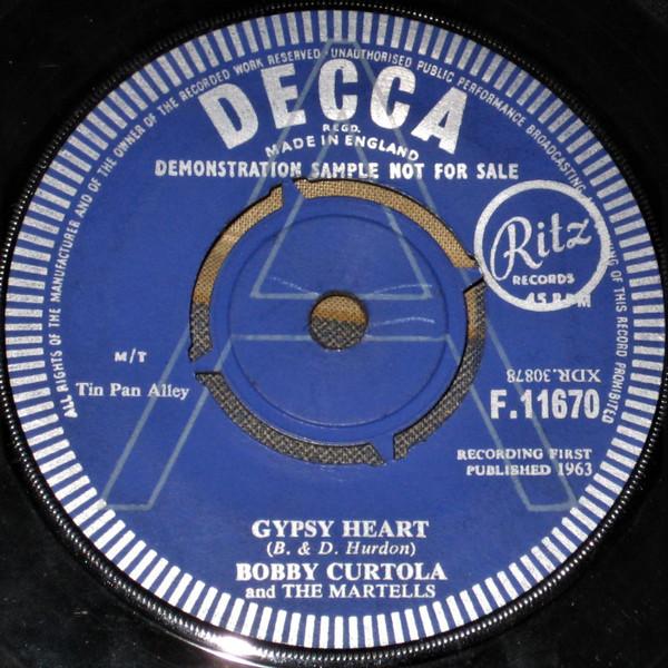 Bobby Curtola, The Martells (9) - Gypsy Heart