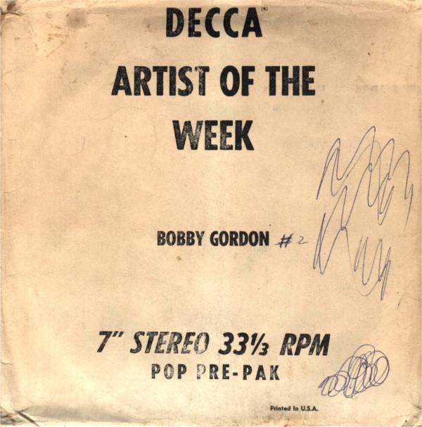 Bobby Gordon (2) - Warm And Sentimental