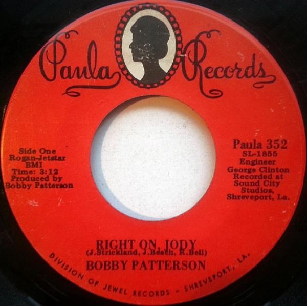Bobby Patterson - Right On, Jody / If You Took A Survey