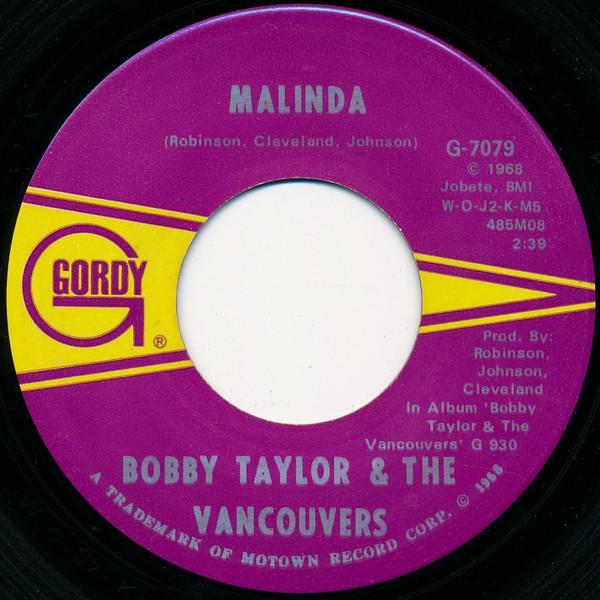 Bobby Taylor & The Vancouvers - Malinda