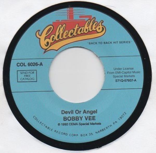 Bobby Vee - Devil Or Angel