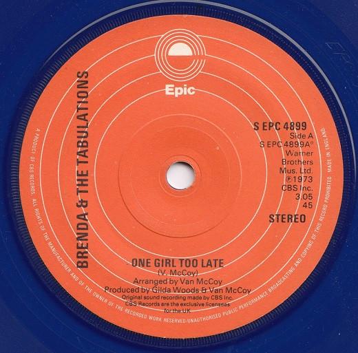 Brenda & The Tabulations - One Girl Too Late / Magic Of Your Love