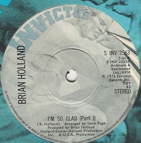 Brian Holland - I'm So Glad (Part 1 & 2)