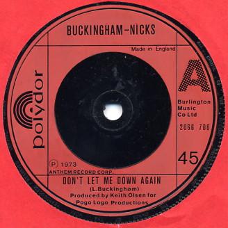 Buckingham Nicks - Don't Let Me Down Again