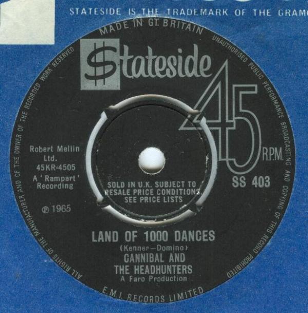 Cannibal & The Headhunters - Land Of 1000 Dances