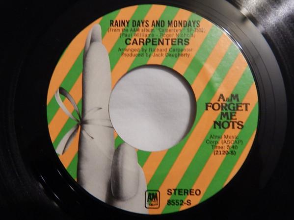 Carpenters - Rainy Days And Mondays