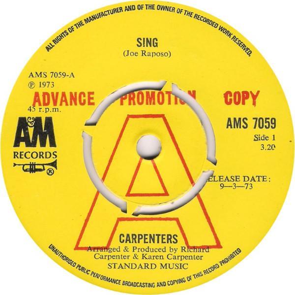 Carpenters - Sing